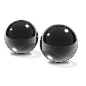 Fetish Fantasy Black Glass Ben Wa Balls