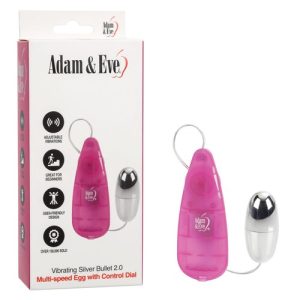 Adam & Eve Vibrating Silver Bullet 2.0