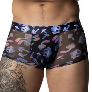 Hazy Dayz Mushroom Print Pouch Short