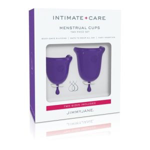 Jimmyjane Intimate Care Menstrual Cups 2 Piece Set