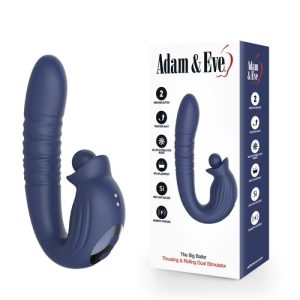 Adam & Eve The Big Baller Thrusting and Rolling Dual Stimulator