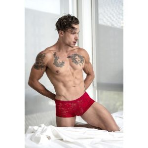 Men's Stretch Lace Mini Trunk