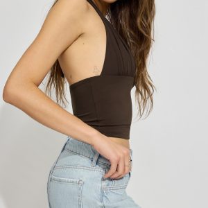 Denim Relaxed A-Line Shorts