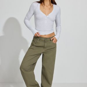 Low Rise Baggy Pants